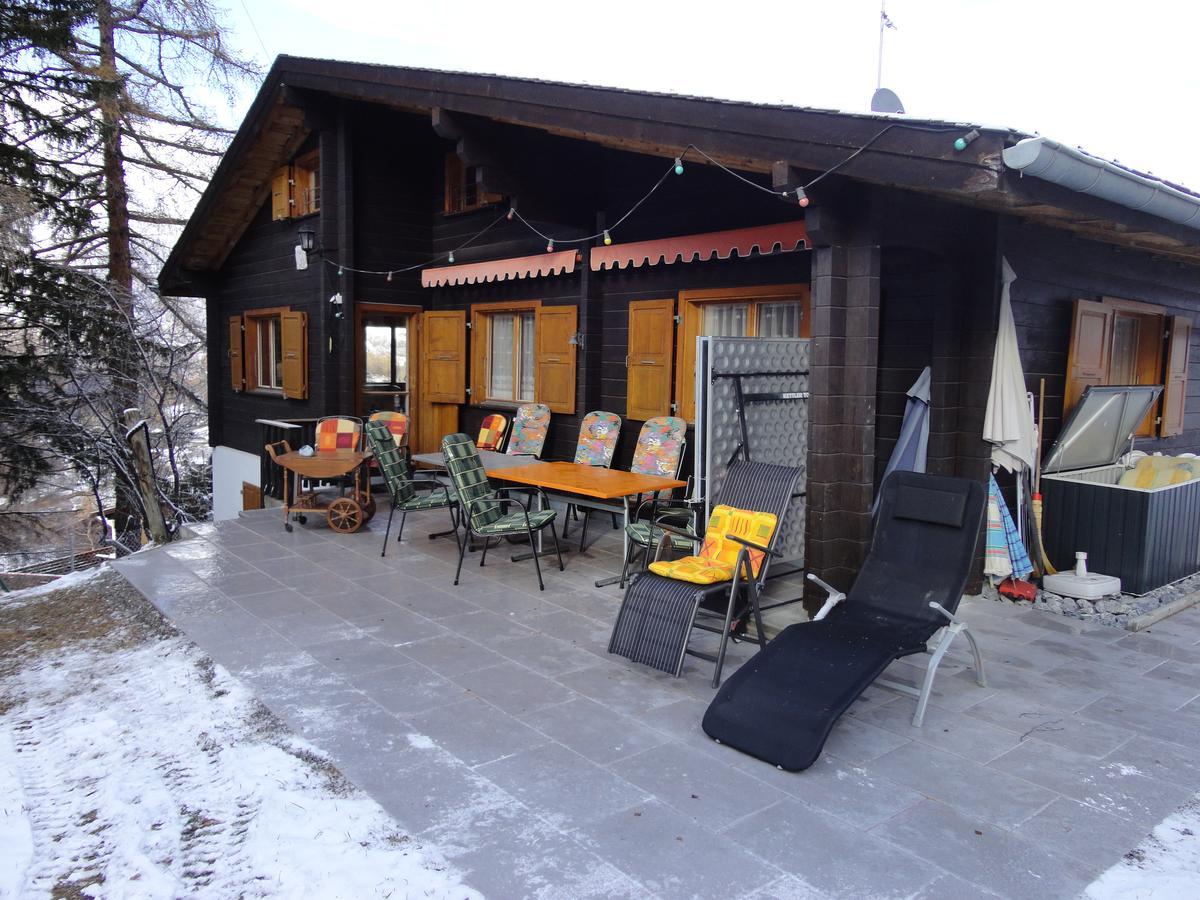 Chalet Sven & Marc Graechen, Niedergraechen Vallis Sankt Niklaus Exterior photo